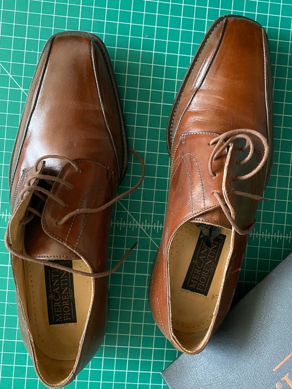 Mercanti Fiorentini Men’s Tan Leather Slip-On Loafers